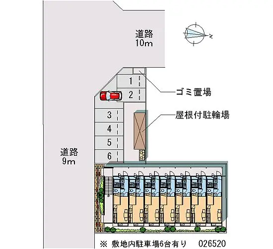 ★手数料０円★久留米市東合川１丁目　月極駐車場（LP）